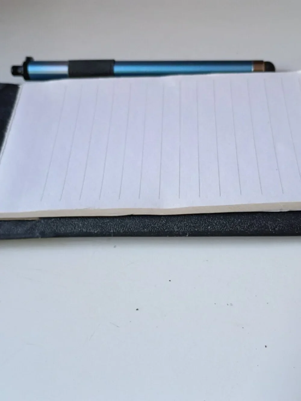 Calculator Paper Pen In Holder 5 x 3 1/2 x 1 Works